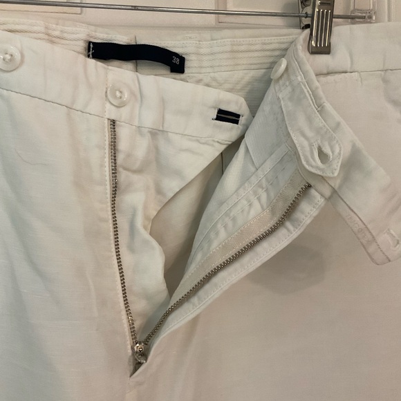 Incotex Chinolino Trousers, Linen and Cotton, White, Men’s Size 38 X 32 - Picture 14 of 16